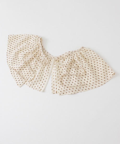 UR Lab.（アーバンリサーチラボ）の「衿付きダイヤドットワンピース（ワンピース・レディース・ブラック/アイボリー・FREE）」の9枚目の写真