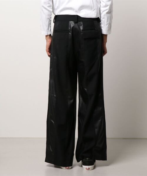AVALONE(アヴァロン)の「【AVALONE / アヴァロン】SYNTHETIC LEATHER MIX TP PANTS(スラックス・メンズ・ブラック・2)」の15枚目の写真