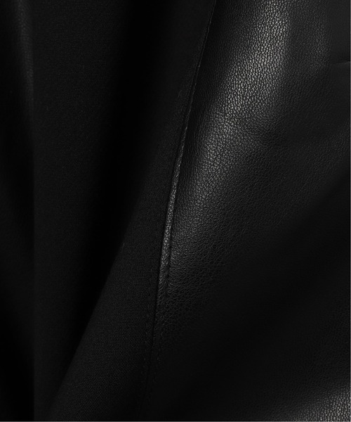 AVALONE(アヴァロン)の「【AVALONE / アヴァロン】SYNTHETIC LEATHER MIX TP PANTS(スラックス・メンズ・ブラック・2)」の10枚目の写真
