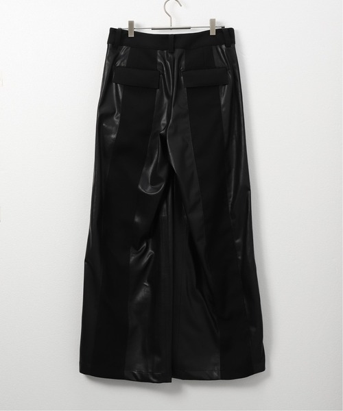 AVALONE(アヴァロン)の「【AVALONE / アヴァロン】SYNTHETIC LEATHER MIX TP PANTS(スラックス・メンズ・ブラック・2)」の11枚目の写真