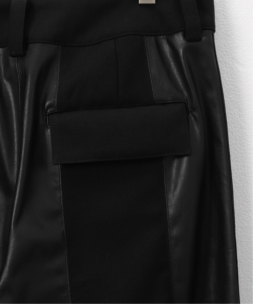 AVALONE(アヴァロン)の「【AVALONE / アヴァロン】SYNTHETIC LEATHER MIX TP PANTS(スラックス・メンズ・ブラック・2)」の13枚目の写真