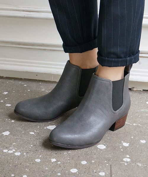 JELLY BEANS（ジェリービーンズ）の「【レイン対応】サイドゴアレインブーツ (404-1831)JELLY BEANS(ジェリービーンズ)（レインシューズ・レディース・ブラック/グレー/ネイビー/ブラック系その他/ダークグレー・L/S/M/LL）」の3枚目の写真