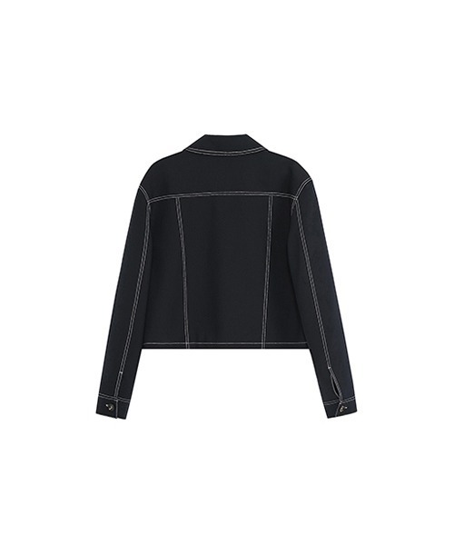 UNSPOKEN(アンスポクン)の「【UNSPOKEN】White stitch decorative design shirt UQ21W024(シャツ/ブラウス・レディース・ネイビー・M/S)」の11枚目の写真