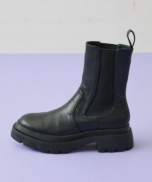 INella（イネラ）の「【INella(イネラ)】チェルシーミドルブーツ（ブーツ・レディース・ブラック/カーキ/アイボリー・1/2）」の7枚目の写真
