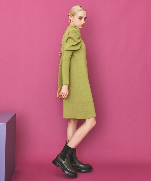 INella（イネラ）の「【INella(イネラ)】チェルシーミドルブーツ（ブーツ・レディース・ブラック/カーキ/アイボリー・1/2）」の22枚目の写真