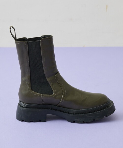 INella（イネラ）の「【INella(イネラ)】チェルシーミドルブーツ（ブーツ・レディース・ブラック/カーキ/アイボリー・1/2）」の9枚目の写真