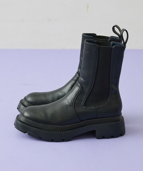 INella（イネラ）の「【INella(イネラ)】チェルシーミドルブーツ（ブーツ・レディース・ブラック/カーキ/アイボリー・1/2）」の5枚目の写真