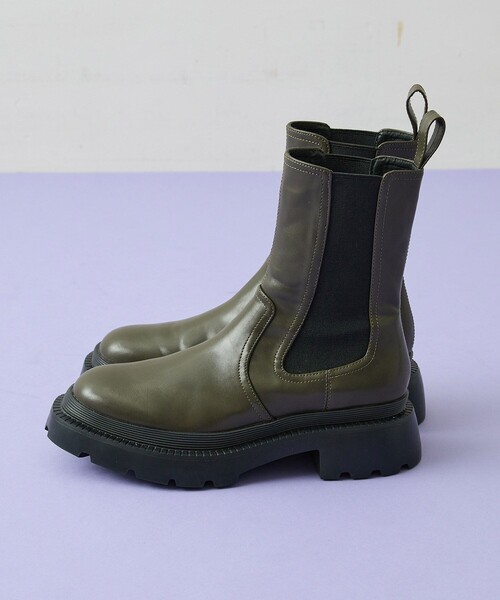INella（イネラ）の「【INella(イネラ)】チェルシーミドルブーツ（ブーツ・レディース・ブラック/カーキ/アイボリー・1/2）」の13枚目の写真