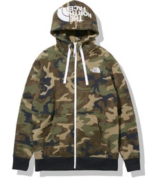 THE NORTH FACE/ノースフェイス NOVELTY REARVIEW FULL ZIP HOODIE ジップアップパーカー 迷彩柄 カモ柄 フードロゴ 裏起毛 NT62131