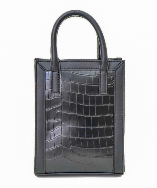 ADPOSION（アドポーション）の「【SMIR NASLI / サミールナスリ】スクエア型ミディアム2WAYトートバック（トートバッグ・レディース・グレイッシュベージュ/ナチュラル/ブラック/オフホワイト・FREE）」の6枚目の写真