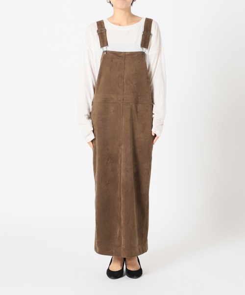 JOURNAL STANDARD relume（ジャーナルスタンダード　レリューム）の「フェイクスウェードジャンパースカート◆（ジャンパースカート・レディース・ブラウン・38/36）」の11枚目の写真