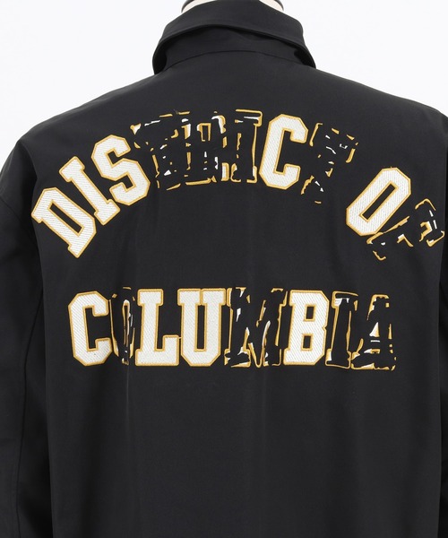 CAMBIO(カンビオ)の「mj8166-DC刺繍コーチジャケット(ブルゾン・メンズ・ブラック/ベージュ/スモークピンク・S/M/L)」の12枚目の写真