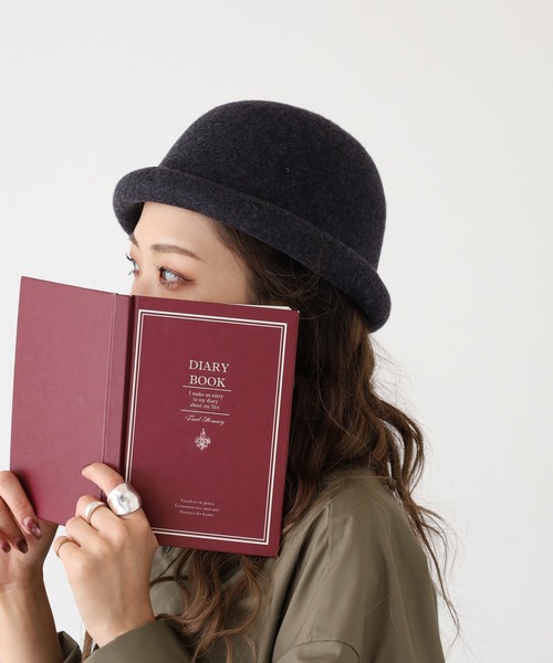 Sense of Grace（センスオブグレース）の「HEMI WATCH ZAC ロールワッチ風 フェルトハット（ハット・メンズ・ベージュ/ブラウン/ブラック/グリーン/ワイン/グレー/チャコールグレー・FREE）」の16枚目の写真