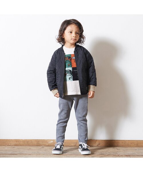 BREEZE（ブリーズ）の「カラフルボックスダイナソーTシャツ（Tシャツ/カットソー・キッズ・ブラック/オフホワイト・110/140/120/150/90/130/100）」の7枚目の写真