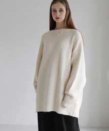 LILL | モヘアタッチシャギービッグシルエットニット(ニット/セーター)