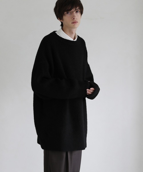モヘアタッチシャギービッグシルエットニット（ニット/セーター