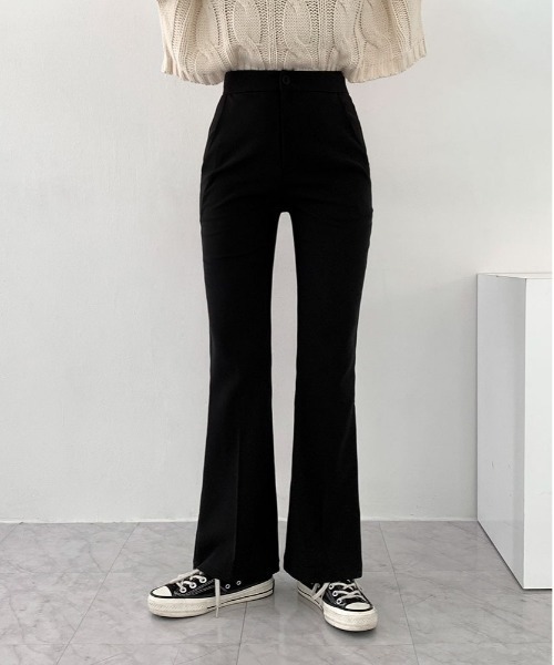 BEIDELLI（ベイデリー）の「[BELLIDE MADE] 着丈が選べるデイリースラックス（スラックス・レディース・アイボリー/ブラック/モカ・SMALL/MEDIUM/S/M）」の17枚目の写真