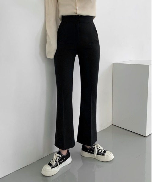 BEIDELLI（ベイデリー）の「[BELLIDE MADE] 着丈が選べるデイリースラックス（スラックス・レディース・アイボリー/ブラック/モカ・SMALL/MEDIUM/S/M）」の15枚目の写真