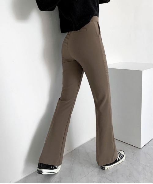 BEIDELLI（ベイデリー）の「[BELLIDE MADE] 着丈が選べるデイリースラックス（スラックス・レディース・アイボリー/ブラック/モカ・SMALL/MEDIUM/S/M）」の10枚目の写真