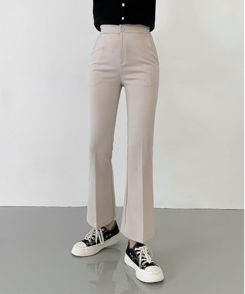 BEIDELLI（ベイデリー）の「[BELLIDE MADE] 着丈が選べるデイリースラックス（スラックス・レディース・アイボリー/ブラック/モカ・SMALL/MEDIUM/S/M）」の20枚目の写真