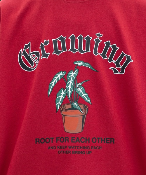 kutir（クティール）の「袖プリントロゴロンT（Tシャツ/カットソー・メンズ・オフホワイト/レッド/ブラック・MEDIUM/LARGE）」の14枚目の写真