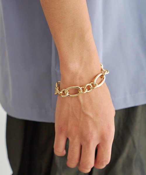 CPCM(シーピーシーエム)の「アソートチェーンブレスット(ブレスレット・メンズ・ゴールド/ブラック系その他/ゴールド系その他/シルバー/シルバー系その他2/シルバー系その他7/ゴールド系その他2/ゴールド系その他7・FREE)」の21枚目の写真