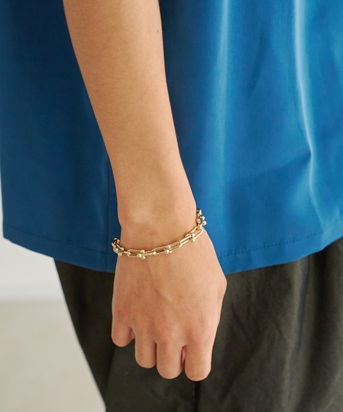 CPCM(シーピーシーエム)の「アソートチェーンブレスット(ブレスレット・メンズ・ゴールド/ブラック系その他/ゴールド系その他/シルバー/シルバー系その他2/シルバー系その他7/ゴールド系その他2/ゴールド系その他7・FREE)」の15枚目の写真