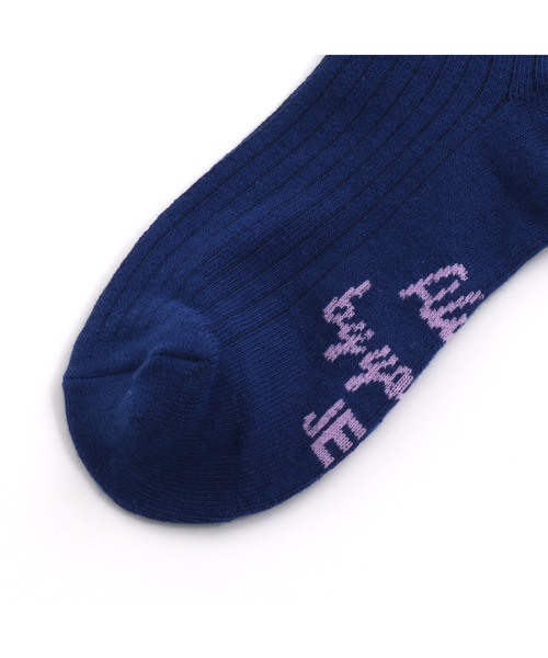 JENNI love（ジェニィラブ）の「プリントテープリブハイソックス（ソックス/靴下・キッズ・ブラック/オフホワイト/ネイビー・22-24cm/19-21cm）」の9枚目の写真