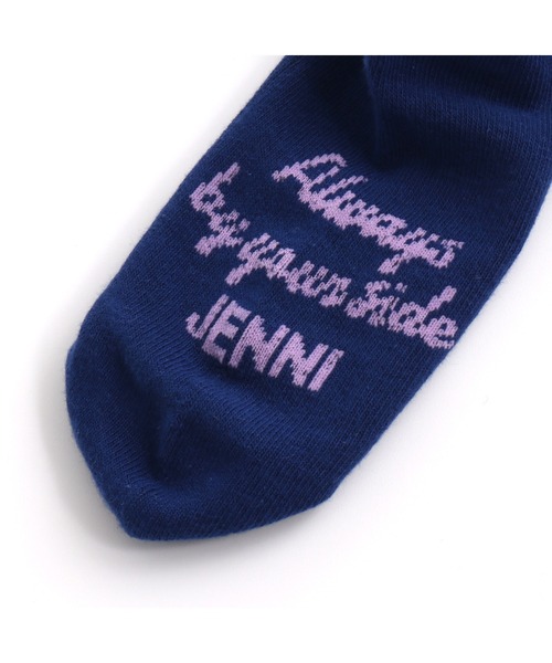 JENNI love（ジェニィラブ）の「プリントテープリブハイソックス（ソックス/靴下・キッズ・ブラック/オフホワイト/ネイビー・22-24cm/19-21cm）」の10枚目の写真