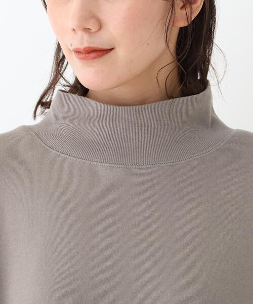 SHOO・LA・RUE(シューラルー)の「◆【USAコットン】ハイネックチュニック(チュニック・レディース・グリーン/オフホワイト/ダークブラウン/サンドベージュ・00)」の11枚目の写真