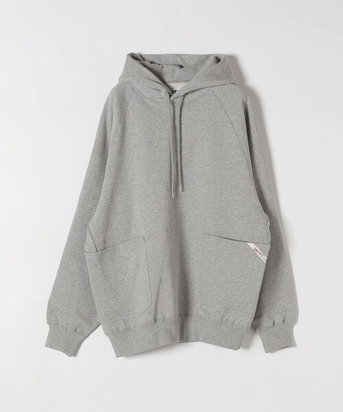 SMITH'S(スミス)の「SMITH'S AMERICAN:〈ウォッシャブル〉2ポケット ビッグ フーディー(パーカー・レディース・ナチュラル/ライトグレー・ONE SIZE)」の1枚目の写真