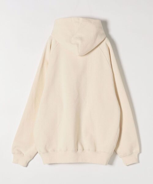 SMITH'S(スミス)の「SMITH'S AMERICAN:〈ウォッシャブル〉2ポケット ビッグ フーディー(パーカー・レディース・ナチュラル/ライトグレー・ONE SIZE)」の4枚目の写真