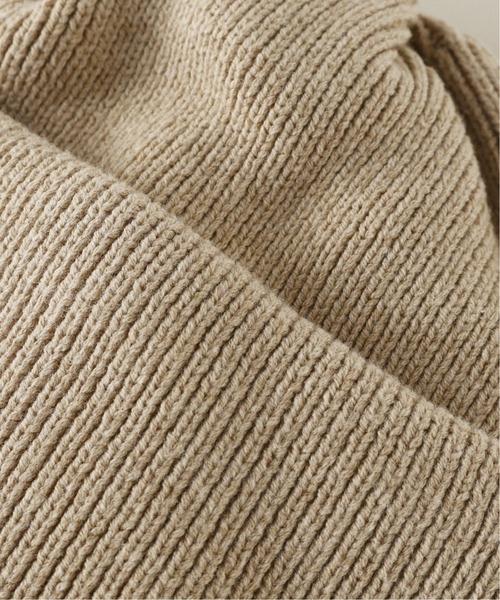 crepuscule（クレプスキュール）の「【CREPUSCULE / クレプスキュール】 WATCH CAP（ニットキャップ/ビーニー・メンズ・チャコールグレー/ブラック/ベージュ・FREE）」の9枚目の写真