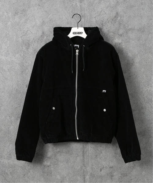 STUSSY(ステューシー)の「【STUSSY / ステューシー】CORD WORK JACKET(ブルゾン・メンズ・ブラック・MEDIUM)」の1枚目の写真