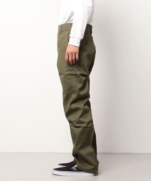 Dickies（ディッキーズ）の「Dickies/ディッキーズ THE ORIGINAL 874 ワイド チノパンツ/ワイドパンツ/ワークパンツ（チノパンツ・メンズ・モスグリーン/ライトブラウン/サンドベージュ/ブラック・32inch/30inch/28inch/34inch/36inch）」の9枚目の写真