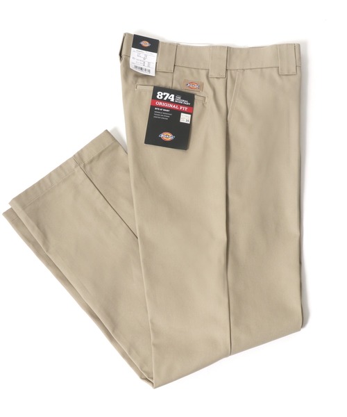Dickies（ディッキーズ）の「Dickies/ディッキーズ THE ORIGINAL 874 ワイド チノパンツ/ワイドパンツ/ワークパンツ（チノパンツ・メンズ・モスグリーン/ライトブラウン/サンドベージュ/ブラック・32inch/30inch/28inch/34inch/36inch）」の22枚目の写真