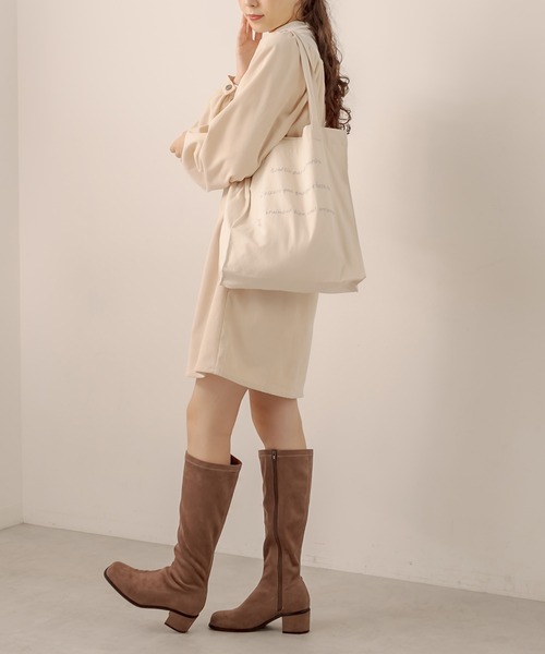 OLIVE des OLIVE(オリーブデオリーブ)の「カラフルトートバッグ(トートバッグ・レディース・ブラック/レッド/サックスブルー/ピンク/イエロー/オレンジ/アイボリー/ミント/ラベンダー・FREE)」の11枚目の写真