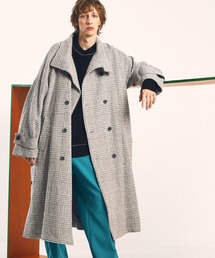 《ユニセックスアイテム》マルチファブリックプライムオーバースタンドカラーコート 【MAISON SPECIAL/メゾンスペシャル】