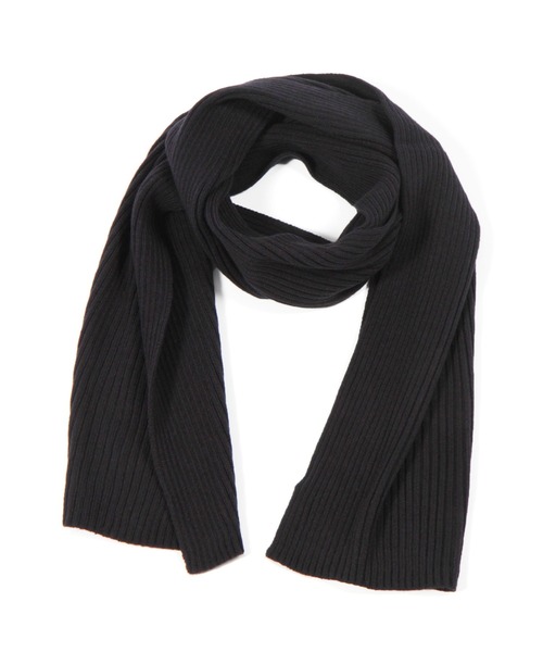 LAKOLE(ラコレ)の「【UNISEX】リブニットマフラー / 955984(マフラー・レディース・ベージュ/グレー/オフホワイト/オレンジ/グリーン/ダークブルー・FREE)」の5枚目の写真