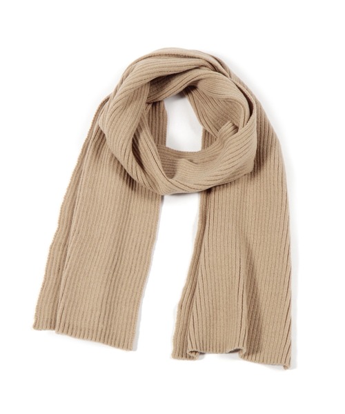 LAKOLE(ラコレ)の「【UNISEX】リブニットマフラー / 955984(マフラー・レディース・ベージュ/グレー/オフホワイト/オレンジ/グリーン/ダークブルー・FREE)」の9枚目の写真