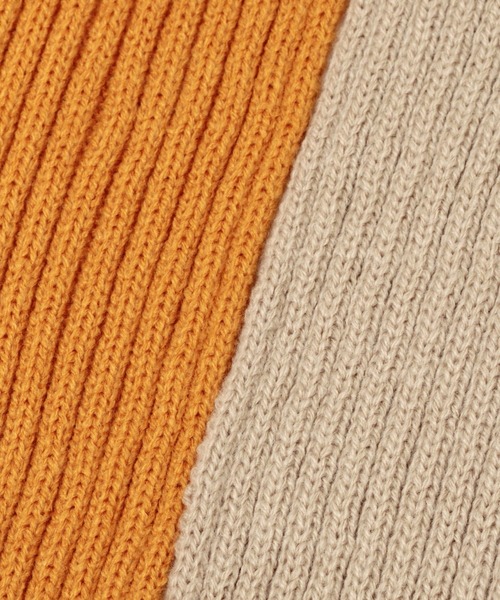 LAKOLE(ラコレ)の「【UNISEX】リブニットマフラー / 955984(マフラー・レディース・ベージュ/グレー/オフホワイト/オレンジ/グリーン/ダークブルー・FREE)」の13枚目の写真