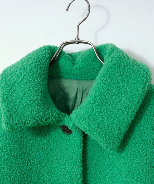 CIAOPANIC（チャオパニック）の「カラーボアフリースハーフコート