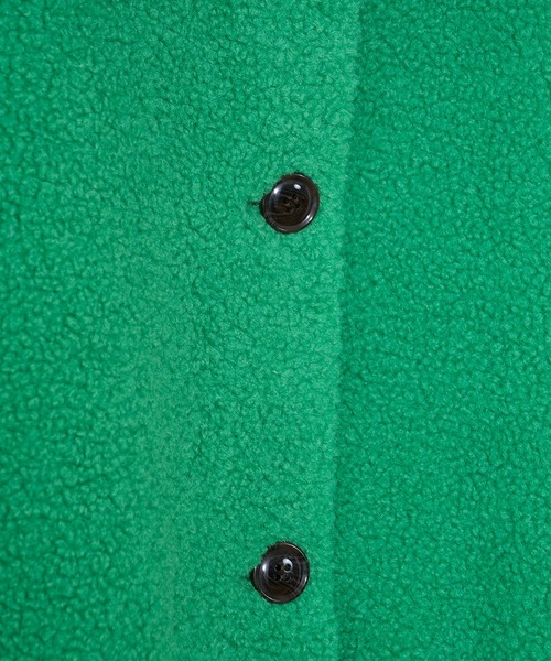 CIAOPANIC(チャオパニック)の「カラーボアフリースハーフコート(ブルゾン・レディース・チャコール/グリーン/オレンジ・FREE)」の20枚目の写真