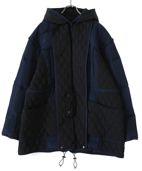 JUN MIKAMI（ジュンミカミ）の「JUN MIKAMI / ジュンミカミ：【レディース】WILD THINGS × JUN MIKAMI ダウンJK：JUNMIKAMI-17-21AW[ANN]（ダウンジャケット/コート・レディース・ネイビー/クリーム・FREE）」の15枚目の写真