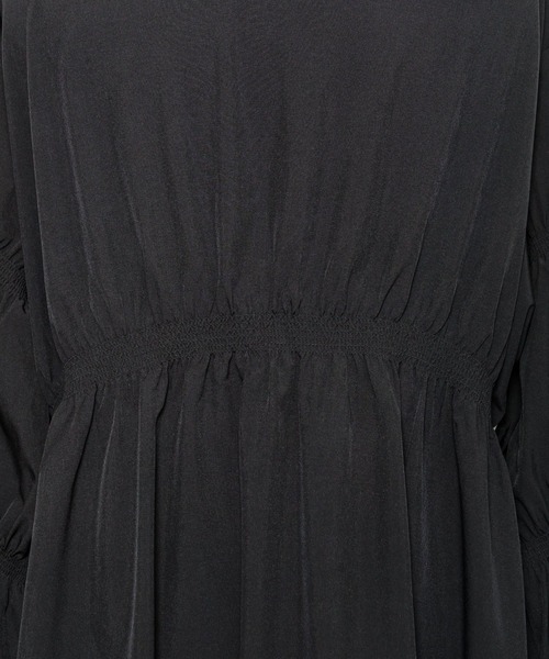 AS KNOW AS PINKY(アズノゥアズピンキー)の「ポイントぎゅぎゅっ シャツワンピース(シャツワンピース・レディース・ブラック/オフホワイト/ブルー/フューシャピンク/サックスブルー/ピンク系/ブルー系/ライトグリーン・FREE)」の20枚目の写真