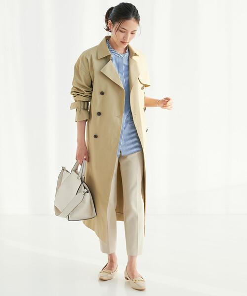 green label relaxing（グリーンレーベルリラクシング）の「トラペーズ MID 2WAY バッグ（ショルダーバッグ・レディース・ブラウン/オフホワイト/ブラック/ライトブルー/モカ・FREE）」の14枚目の写真