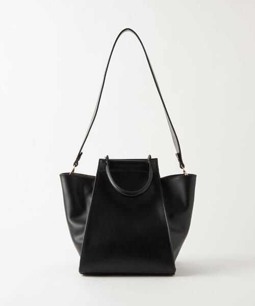 green label relaxing（グリーンレーベルリラクシング）の「トラペーズ MID 2WAY バッグ（ショルダーバッグ・レディース・ブラウン/オフホワイト/ブラック/ライトブルー/モカ・FREE）」の8枚目の写真