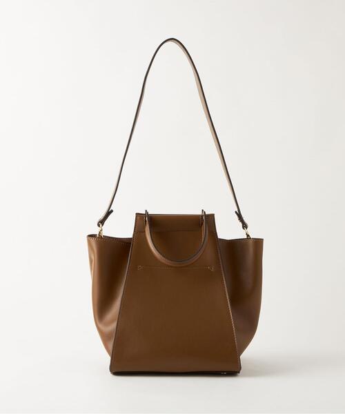 green label relaxing（グリーンレーベルリラクシング）の「トラペーズ MID 2WAY バッグ（ショルダーバッグ・レディース・ブラウン/オフホワイト/ブラック/ライトブルー/モカ・FREE）」の19枚目の写真