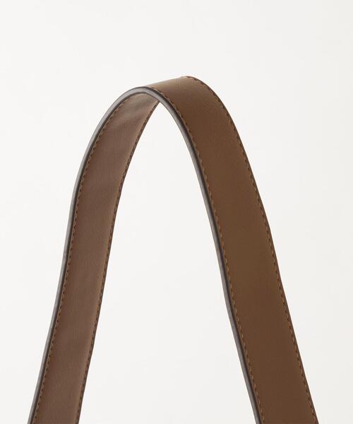 green label relaxing（グリーンレーベルリラクシング）の「トラペーズ MID 2WAY バッグ（ショルダーバッグ・レディース・ブラウン/オフホワイト/ブラック/ライトブルー/モカ・FREE）」の9枚目の写真