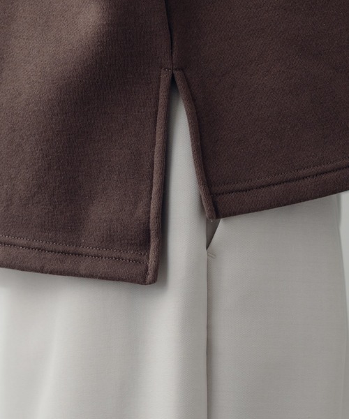 epnok（エプノック）の「ワイドスリーブルーズスウェット（スウェット・メンズ・ダークブラウン/ライトグリーン/グレイッシュベージュ・SMALL/MEDIUM/LARGE）」の8枚目の写真